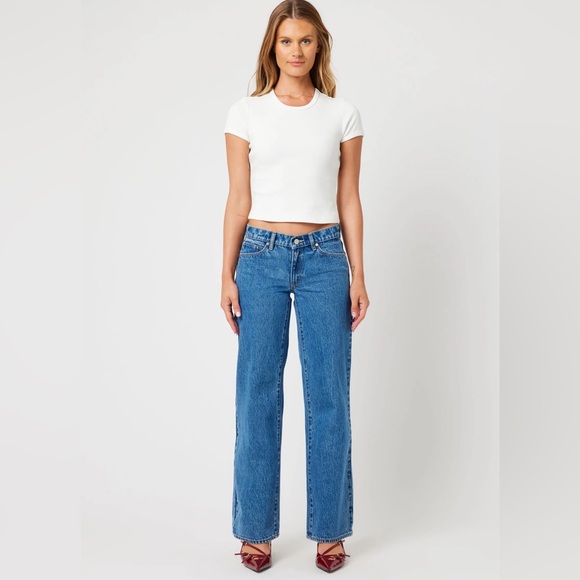 Abrand Denim - Abrand Women's Classic Blue Wide Leg Jeans
